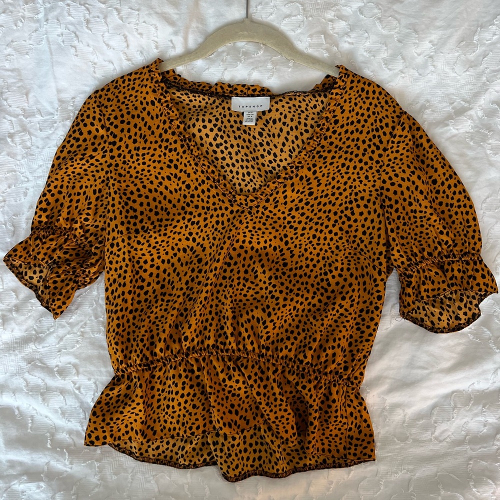 TopShop blouse — cropped